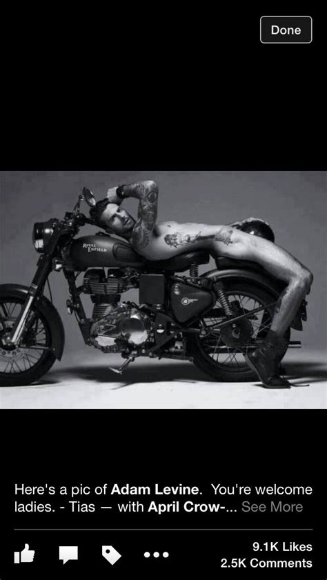 adam levine naked on a motorcycle